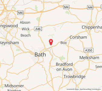 Map of Batheaston, EnglandEngland