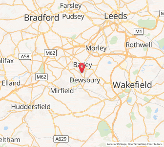 Map of Batley Carr, EnglandEngland
