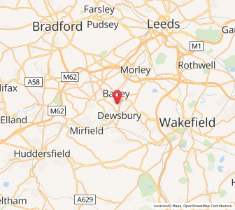 Map of Batley, EnglandEngland
