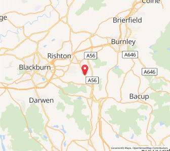 Map of Baxenden, EnglandEngland
