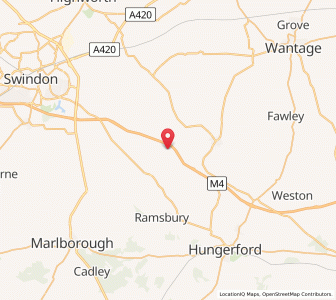 Map of Baydon, EnglandEngland