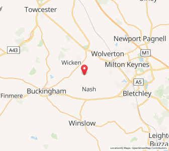 Map of Beachampton, EnglandEngland