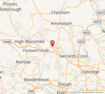 Map of Beaconsfield, EnglandEngland