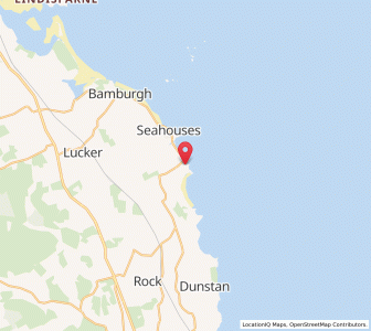 Map of Beadnell, EnglandEngland