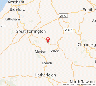 Map of Beaford, EnglandEngland