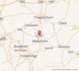 Map of Beanacre, EnglandEngland