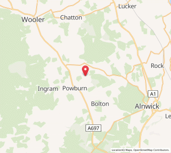 Map of Beanley, EnglandEngland