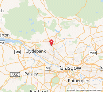 Map of Bearsden, ScotlandScotland