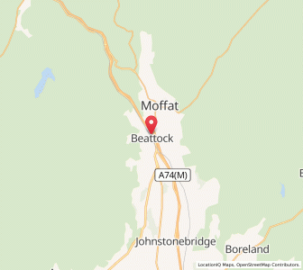 Map of Beattock, ScotlandScotland