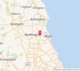 Map of Bebside, EnglandEngland