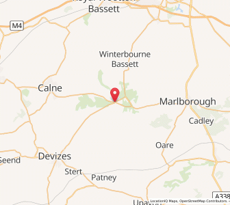 Map of Beckhampton, EnglandEngland