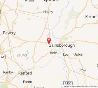Map of Beckingham, EnglandEngland