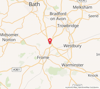 Map of Beckington, EnglandEngland