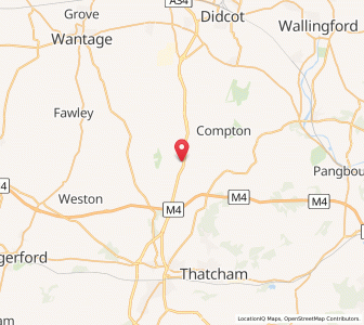Map of Beedon Hill, EnglandEngland