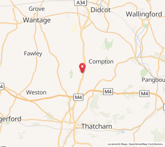 Map of Beedon, EnglandEngland