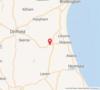 Map of Beeford, EnglandEngland