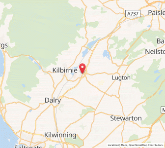 Map of Beith, ScotlandScotland
