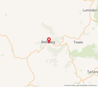 Map of Bellabeg, ScotlandScotland
