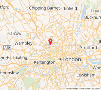 Map of Belsize Park, EnglandEngland