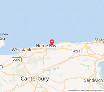 Map of Beltinge, EnglandEngland