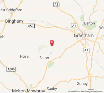 Map of Belvoir, EnglandEngland