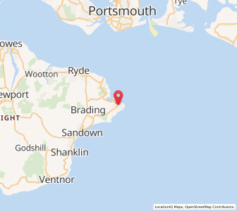 Map of Bembridge, EnglandEngland