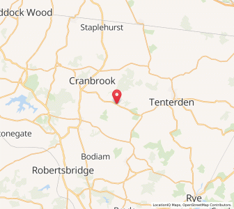 Map of Benenden, EnglandEngland