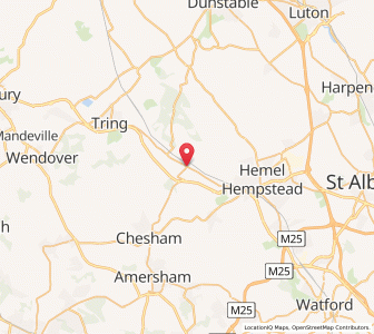 Map of Berkhamsted, EnglandEngland
