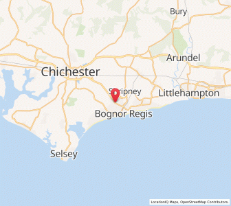 Map of Bersted, EnglandEngland