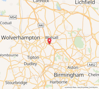 Map of Bescot, EnglandEngland