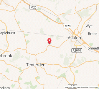 Map of Bethersden, EnglandEngland