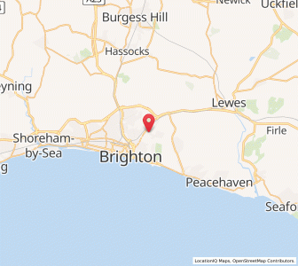 Map of Bevendean, EnglandEngland