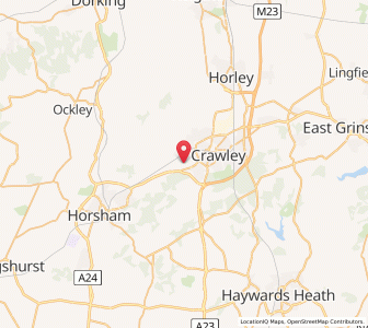 Map of Bewbush, EnglandEngland
