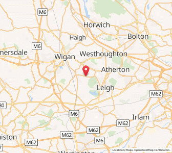 Map of Bickershaw, EnglandEngland