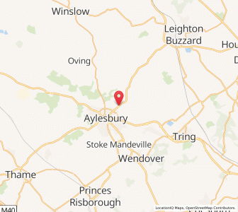 Map of Bierton, EnglandEngland