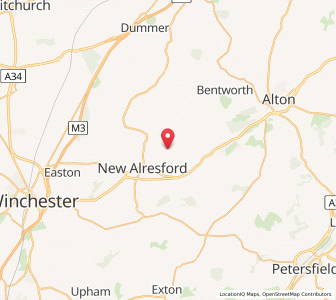 Map of Bighton, EnglandEngland