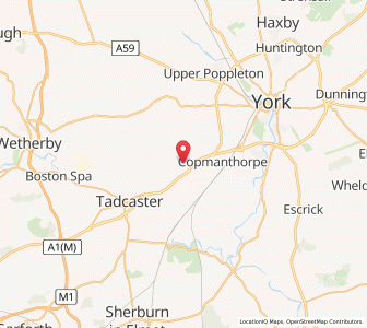 Map of Bilbrough, EnglandEngland