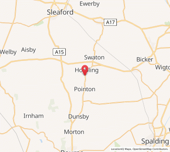 Map of Billingborough, EnglandEngland