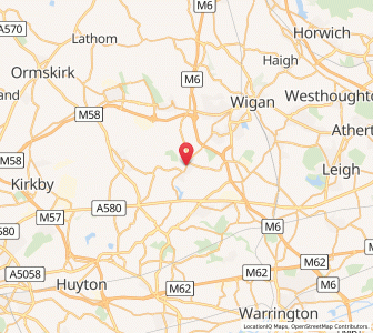 Map of Billinge, EnglandEngland