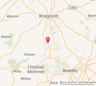 Map of Billingsley, EnglandEngland