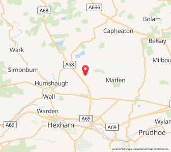 Map of Bingfield, EnglandEngland