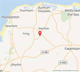 Map of Bircham Newton, EnglandEngland