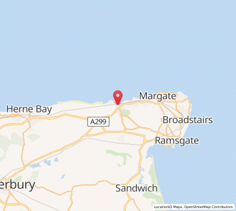 Map of Birchington-on-Sea, EnglandEngland