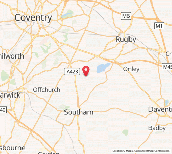 Map of Birdingbury, EnglandEngland