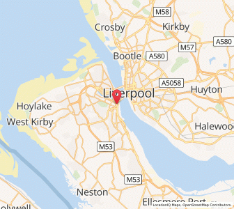 Map of Birkenhead, EnglandEngland