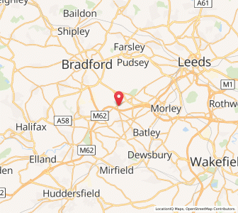 Map of Birkenshaw, EnglandEngland
