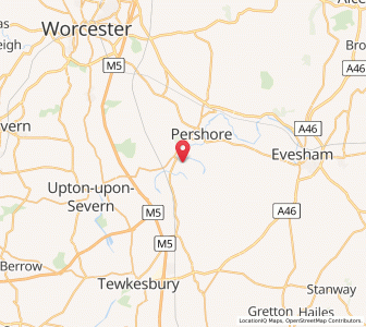 Map of Birlingham, EnglandEngland