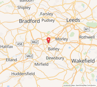 Map of Birstall, EnglandEngland