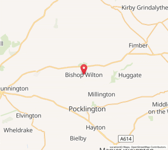 Map of Bishop Wilton, EnglandEngland