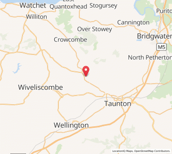 Map of Bishops Lydeard, EnglandEngland